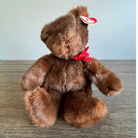 Vintage 1995 Ty Classics Collection‎ PJ the Teddy Bear Plush w/ Swing Tag - Picture 1 of 6